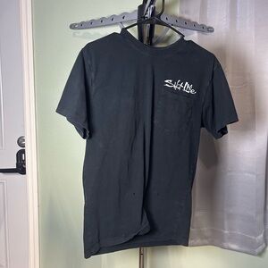 Salt Life Classic Black Short Sleeve Tee